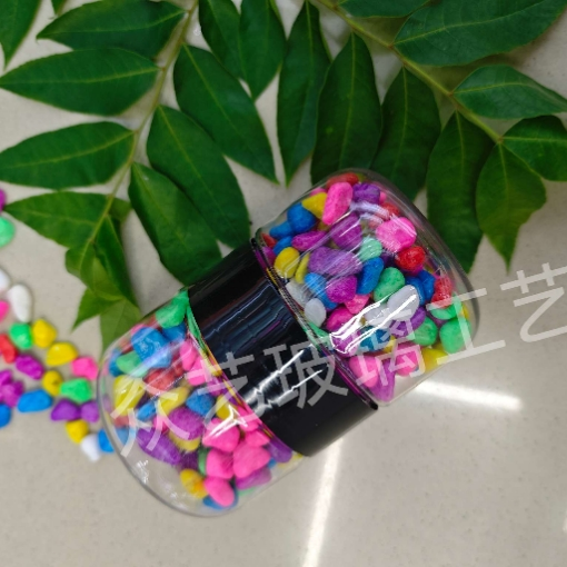 تصویر محصول: 新型瓶子装彩色石头