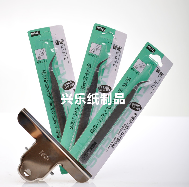 تصویر محصول: 不锈钢镊子弯头衍纸工具diy手工制作指钳衍纸小镊子尖头