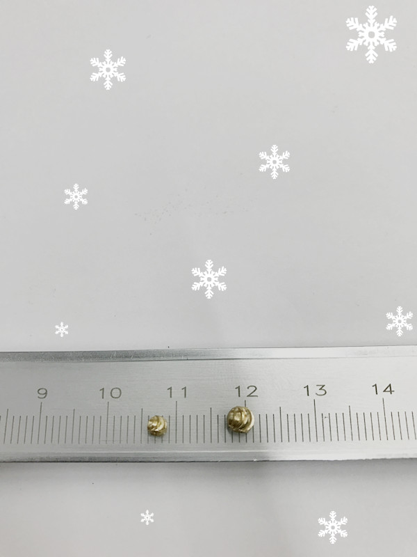 铜配件 批花西瓜球 铜球批花 西瓜珠 — تصویر 3
