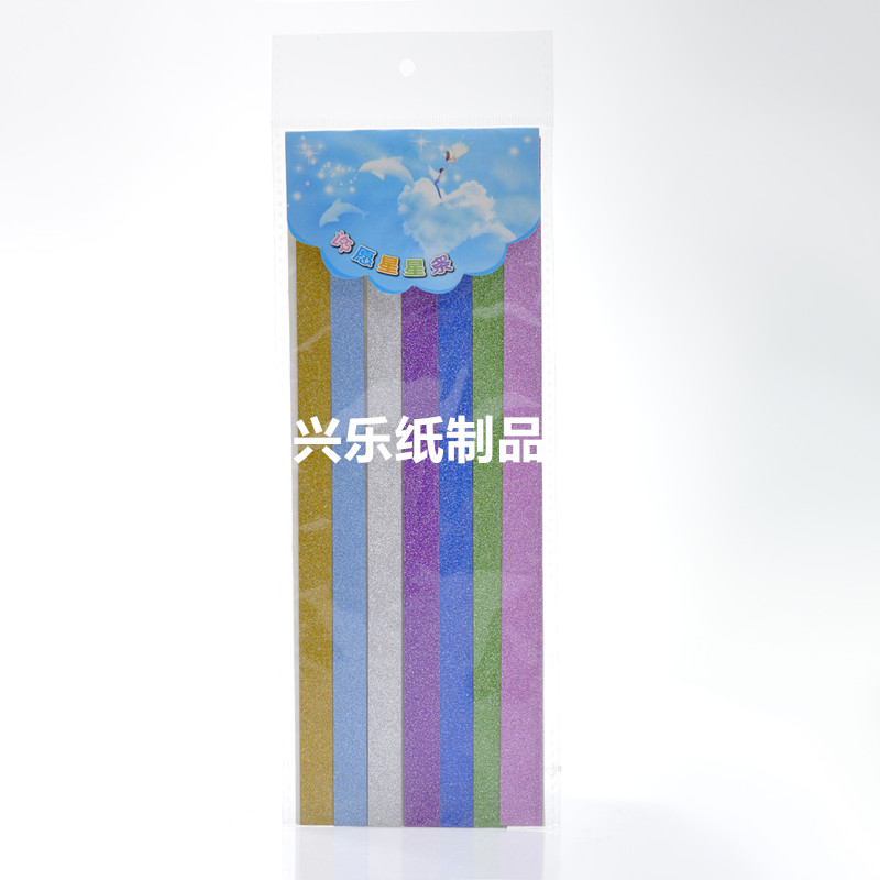 金粉星星条板装幸运星折纸闪钻金葱 — تصویر 2