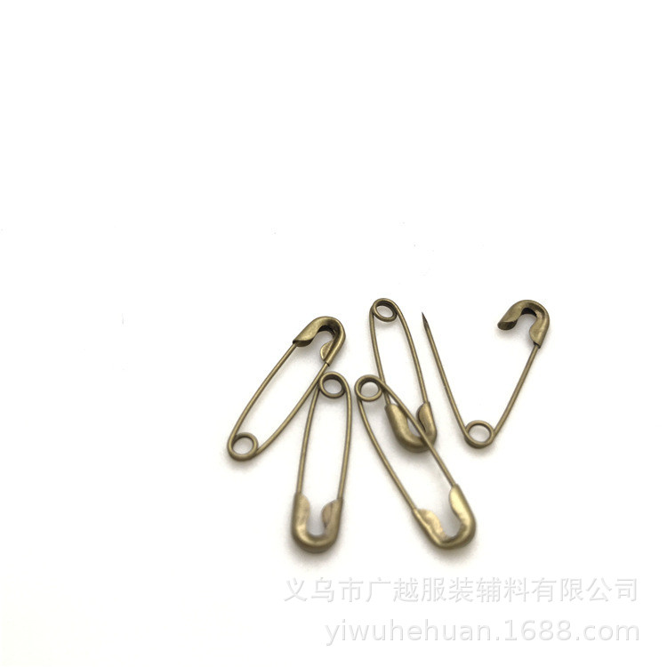 上海虎牌过检000#18MM铜安全别针吊牌关针商标小扣针挂牌纸牌 — تصویر 4