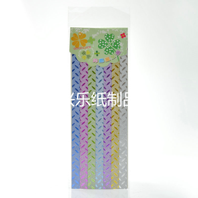 金粉星星条板装幸运星折纸闪钻金葱 — تصویر 4