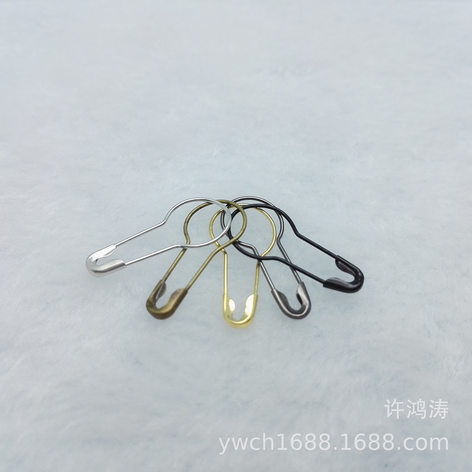 厂里直销细铜葫芦别针/过检针/安全别针/小别针/梨形扣针 — تصویر 4