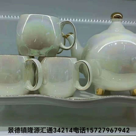 تصویر محصول: 景德镇陶瓷水具欧式水具套装咖啡杯茶壶套装轻奢咖啡杯冷水壶