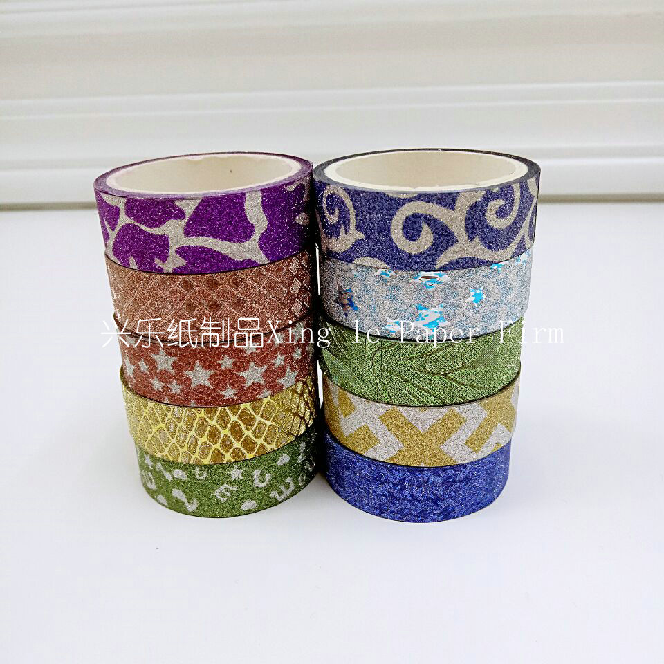3m闪钻金葱胶15mm宽混装可手撕Diy手账日记相框礼品贺卡 — تصویر 4