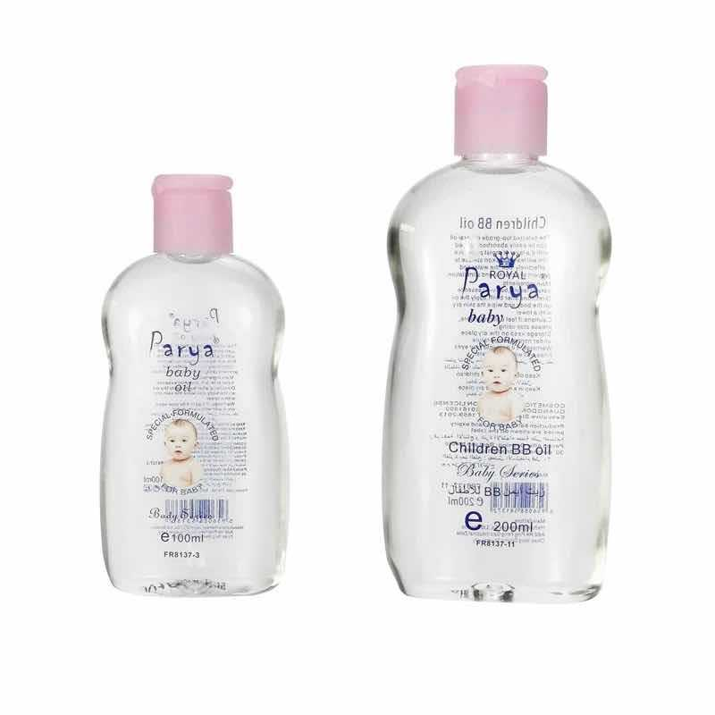 تصویر محصول: 厂家批发外贸英文出口宝宝润肤油按摩BB油推拿儿童Baby oil 100ml 专供出口