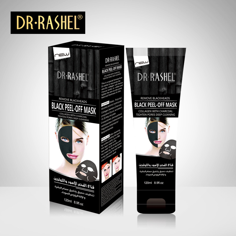 تصویر محصول: DR·RASHEL撕拉面膜泥膜清洁敷走黑白头竹炭不刺激控油黑泥面膜